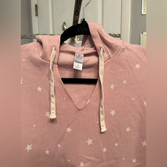 Alternative Apparel Drawstring Pullover Hoodie - Pink Rose Quartz Dreamy Star - Picture 3 of 8